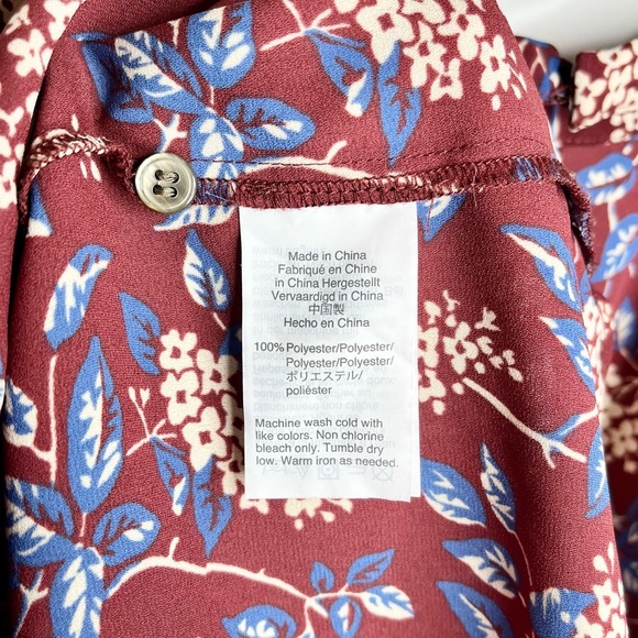 Madewell Bell Sleeve Front-Tie Top - Picture 14 of 14